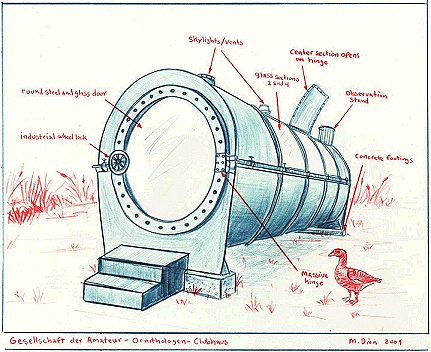 Clubhaus Gesellschaft der Amateur-Ornithologen ... (c) M. Dion 2009 Clubhaus Gesellschaft der Amateur-Ornithologen ... (c) M. Dion 2009