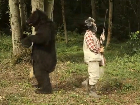 Ein Jäger und ein Bär ...